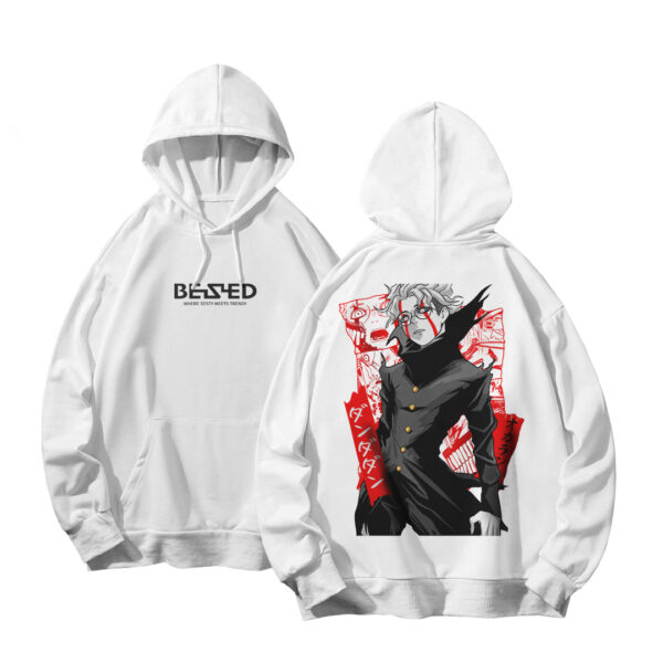 Anime Villain Tribute Hoodie - White