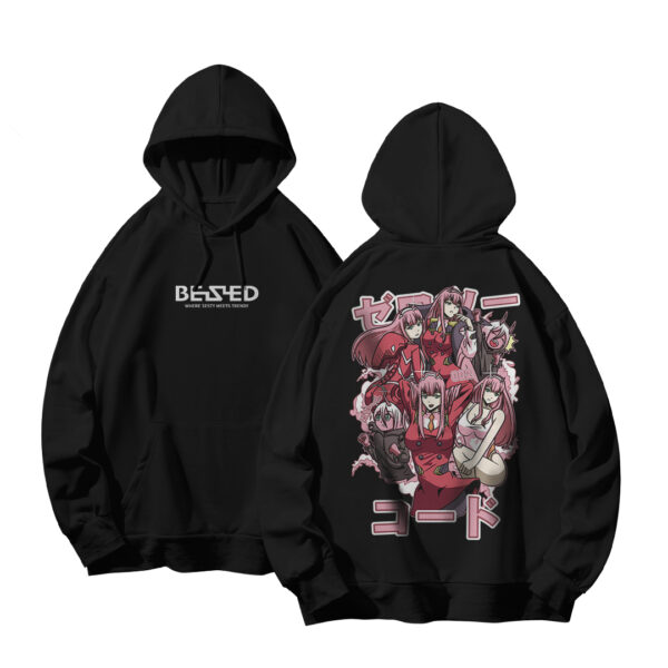 Anime Squad Black Hoodie
