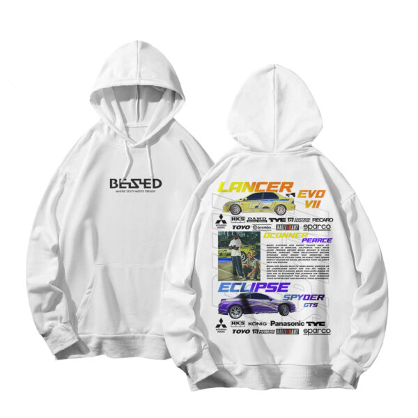 Fast & Furious Inspired Hoodie - White